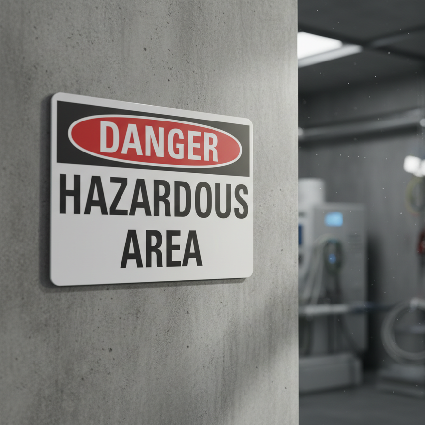 Danger Hazardous area - Image 2