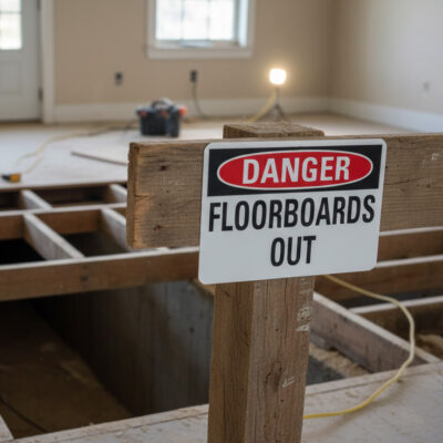 Danger Floorboards out