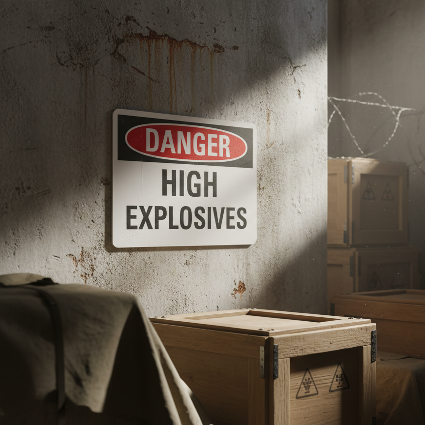 Danger High explosives - Image 2