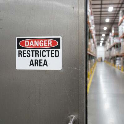 Danger Restricted area