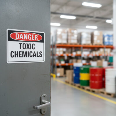 Danger Toxic chemicals