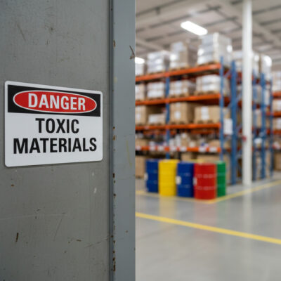 Danger Toxic materials