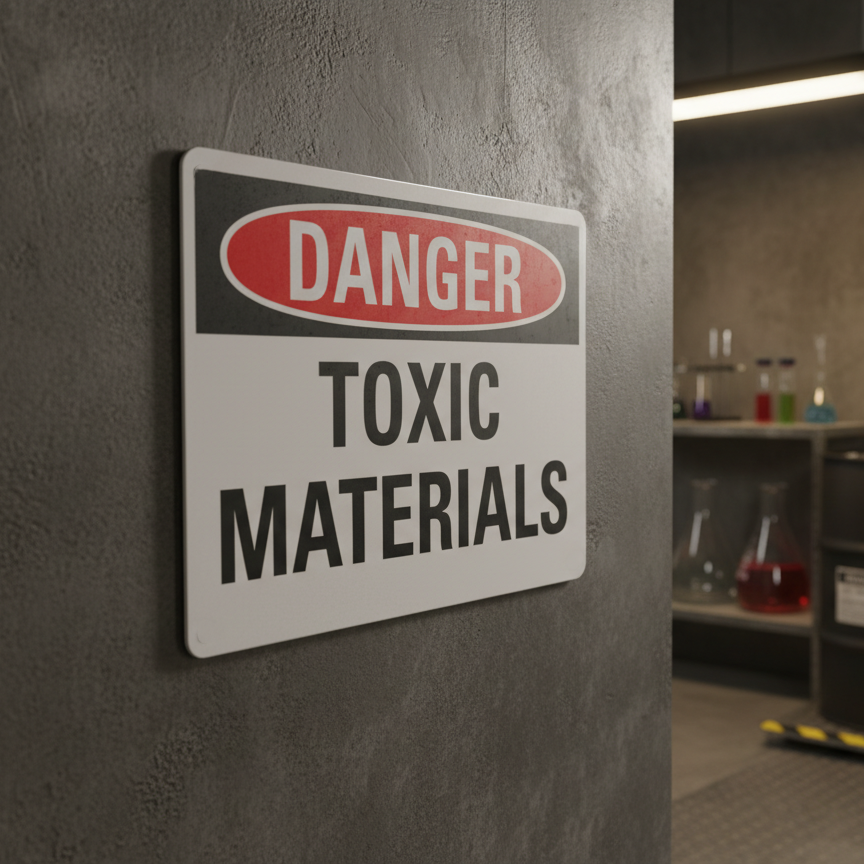 Danger Toxic materials - Image 2
