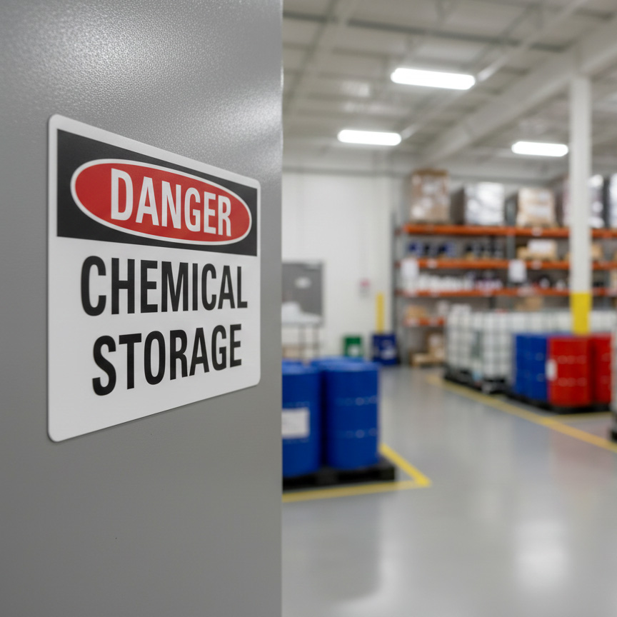 Danger Chemical storage