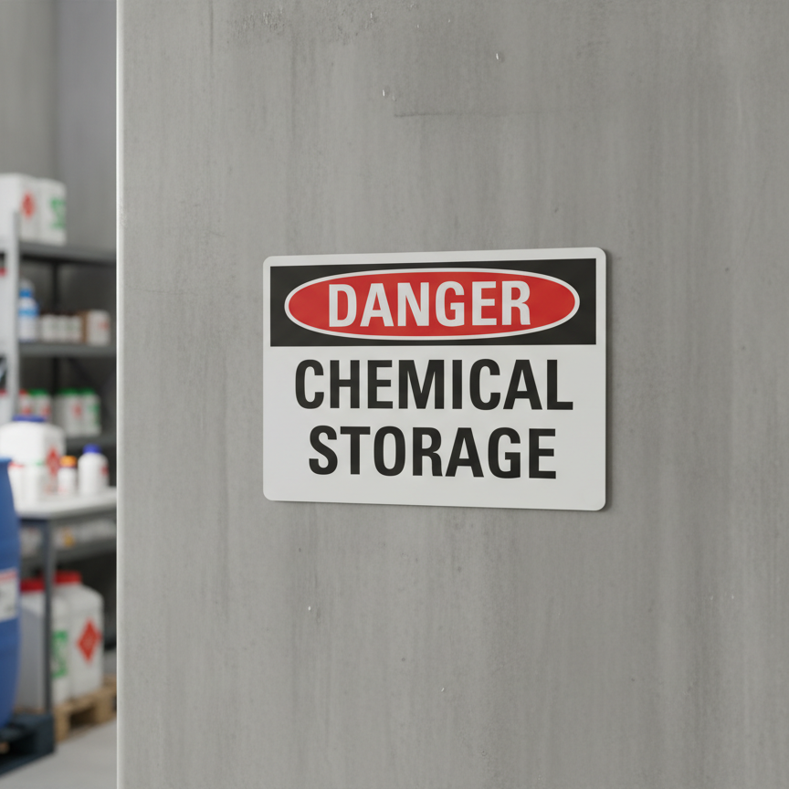 Danger Chemical storage - Image 2