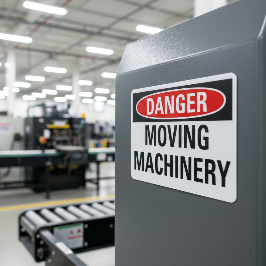 Danger Moving machinery