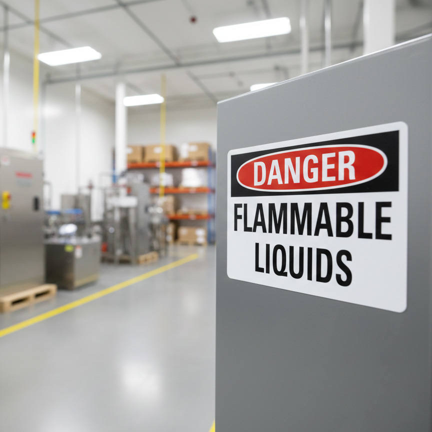 Danger Flammable liquids