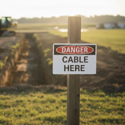 Danger Cable buried here