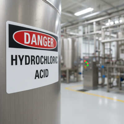 Danger Hydrochloric acid