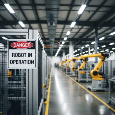 Danger Robot in operation
