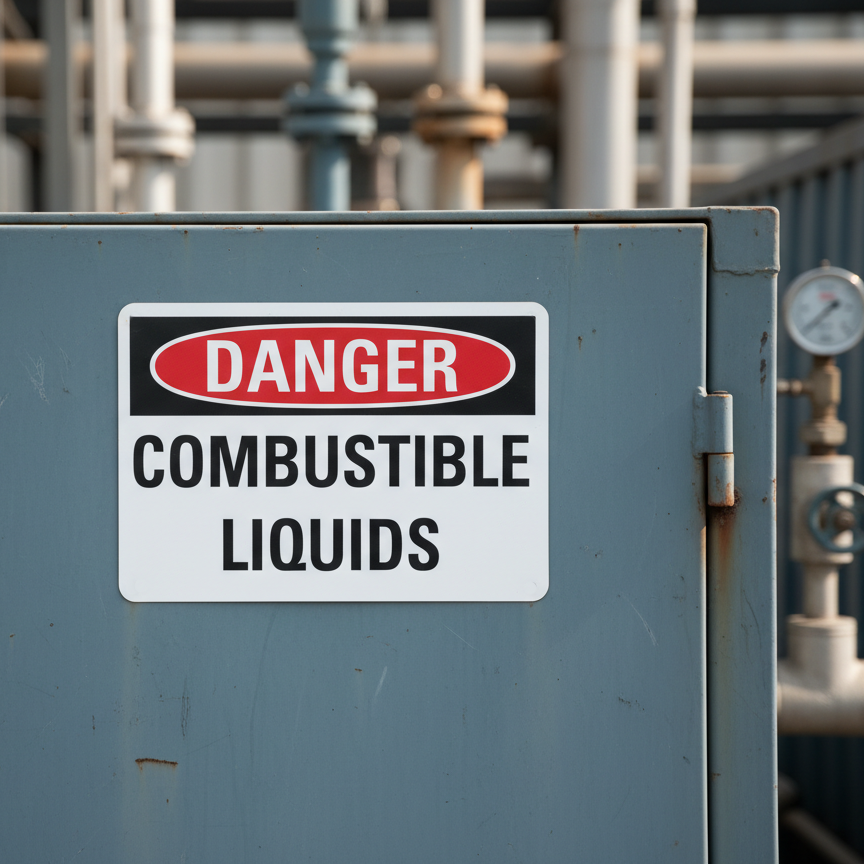 Danger Combustible liquids - Image 2