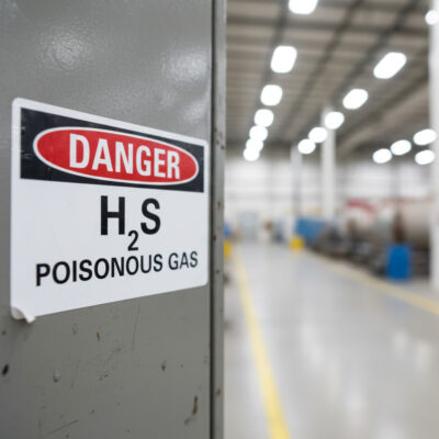 Danger H()2S poisonous gas