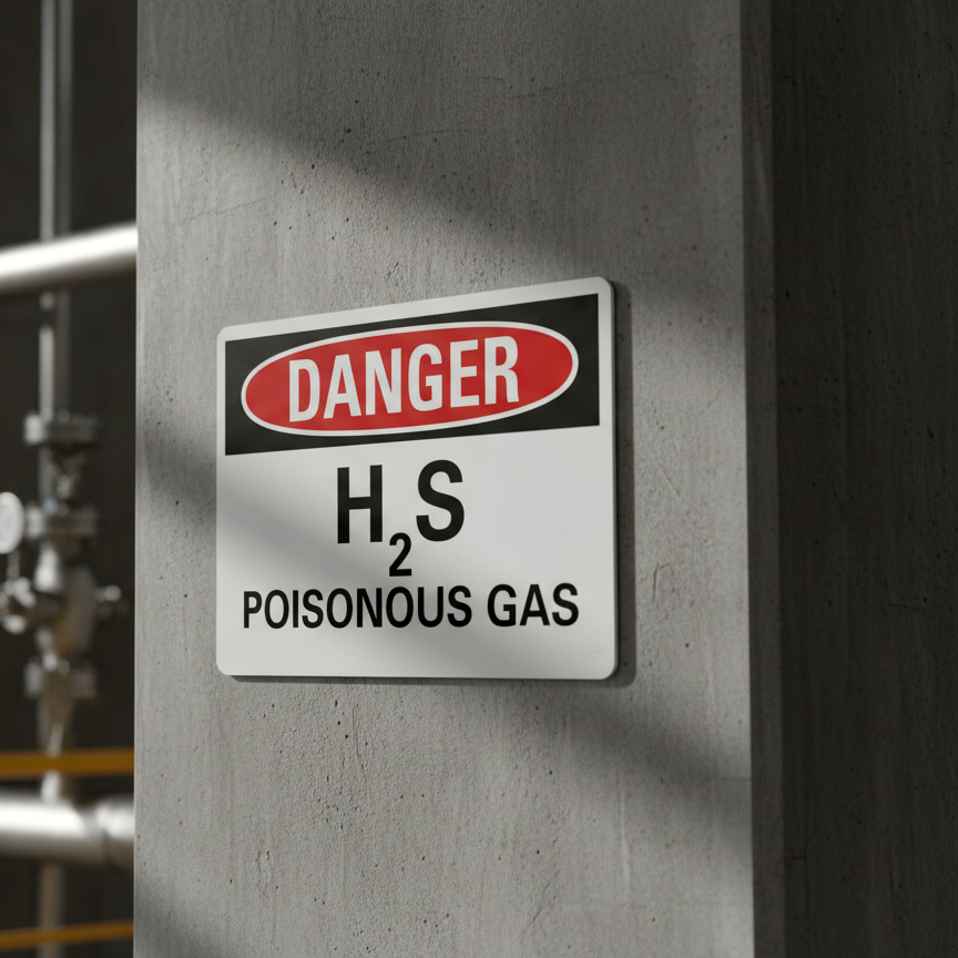 Danger H()2S poisonous gas - Image 2
