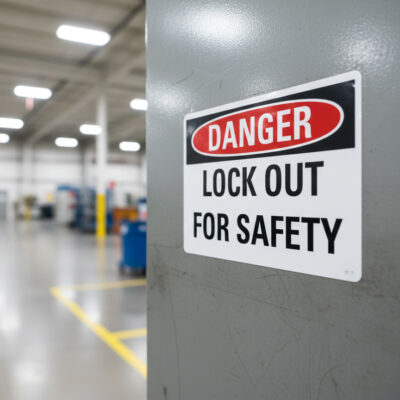 Danger Lock out for safety