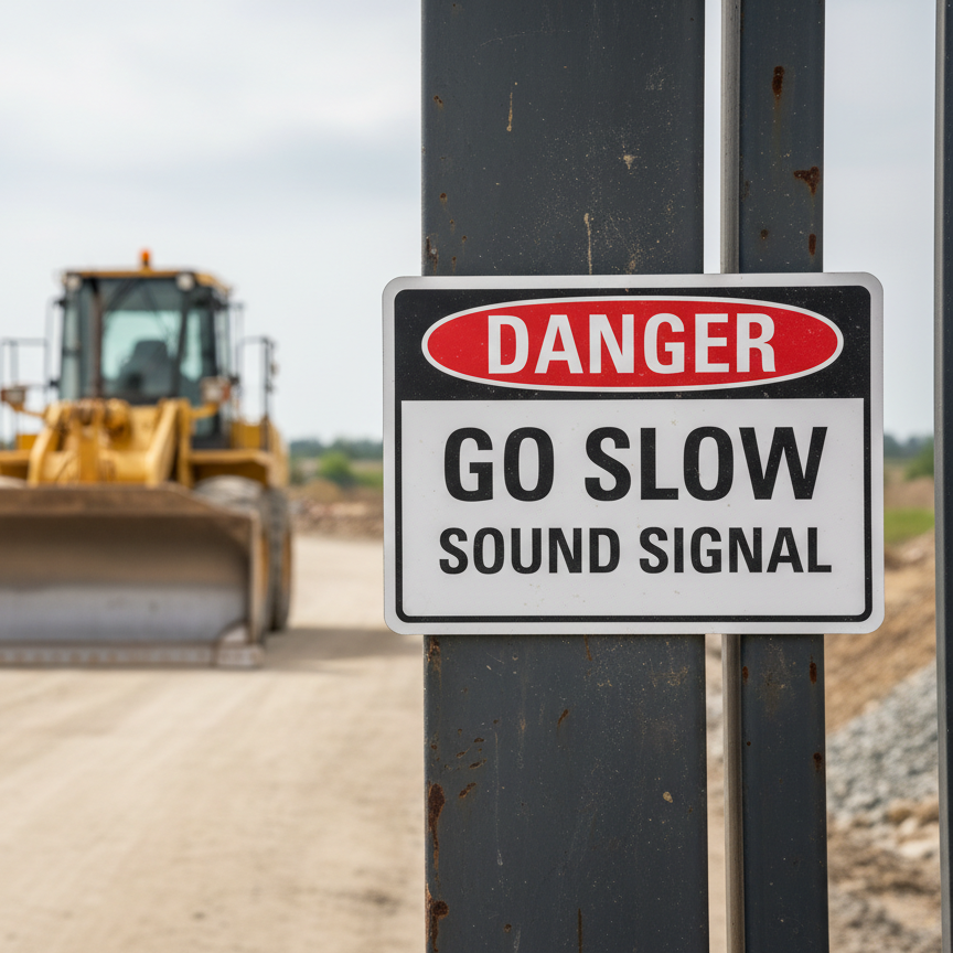 Danger Go slow sound signal - Image 2