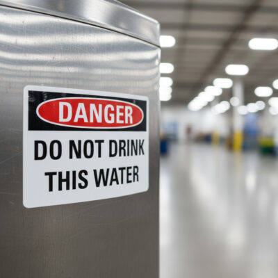 Danger Do not drink this water