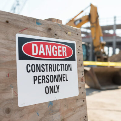 Danger Construction personnel only