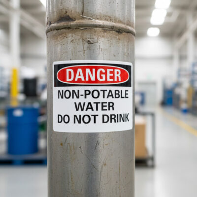 Danger Non-potable water do not drink