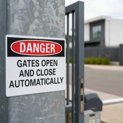 Danger Gates open and close automatically