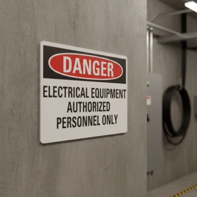 Danger Electrical equipment authorized personnel only