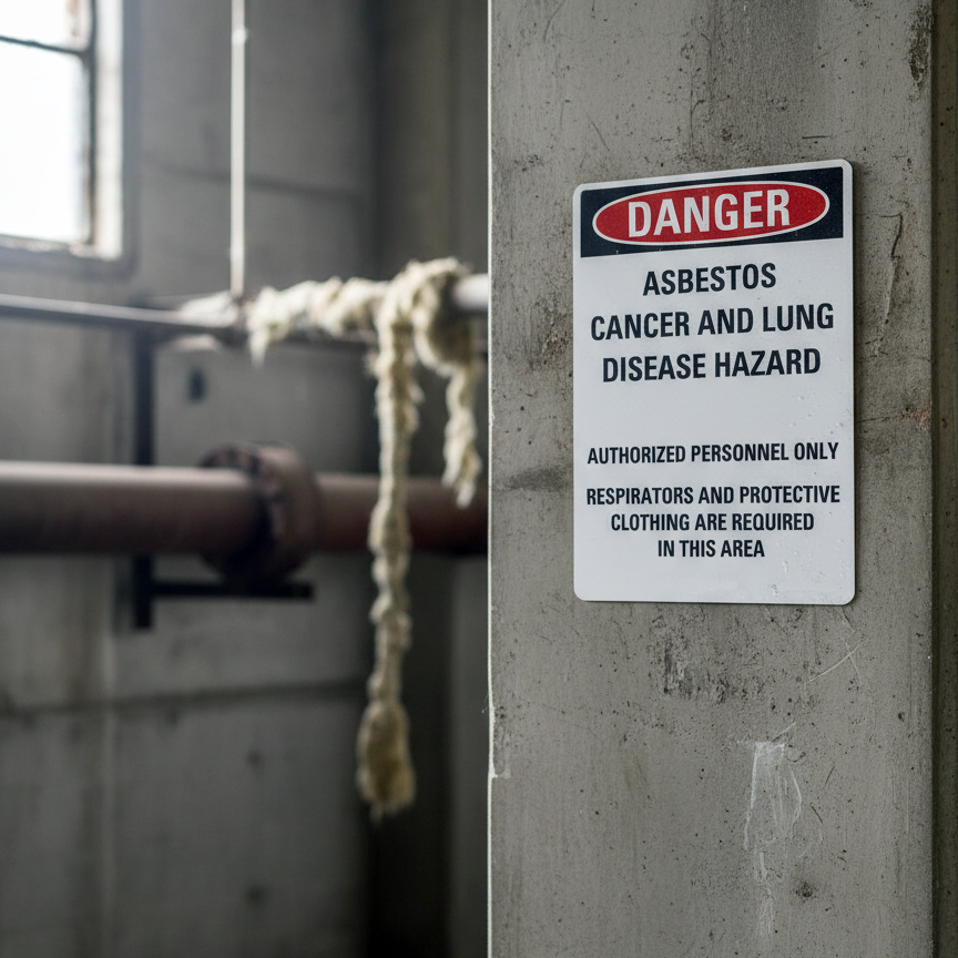 Danger Asbestos cancer and lung disease hazard - Image 2