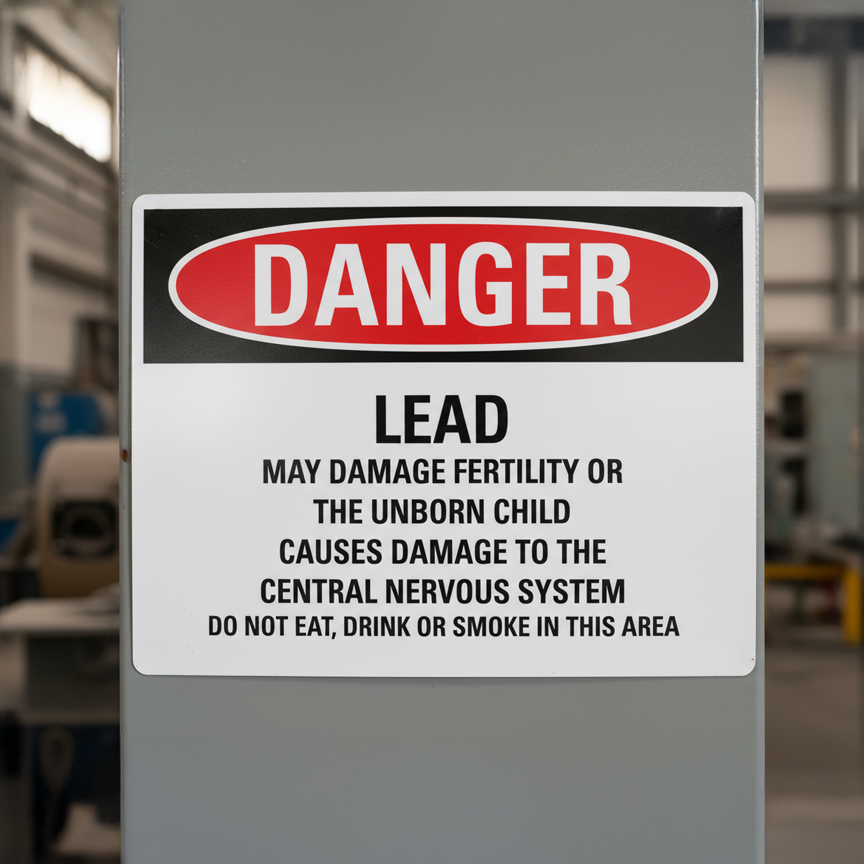 Danger Lead may damage fertility or the unborn child - Image 2
