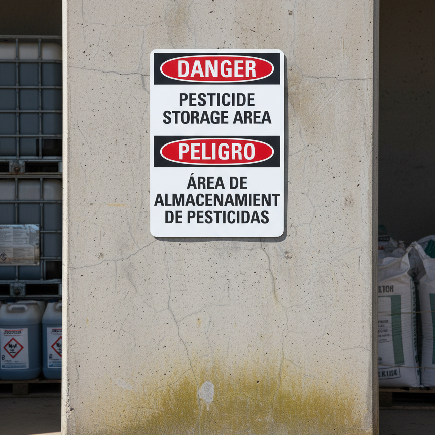 Pesticide Storage Area/Area De Almacenamiento - Image 2