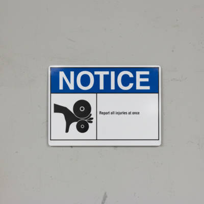 Notice Report all injuries at once