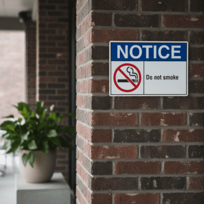 Do not smoke English