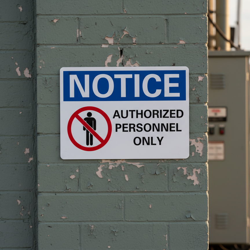 Notice Authorized personnel only - Image 2