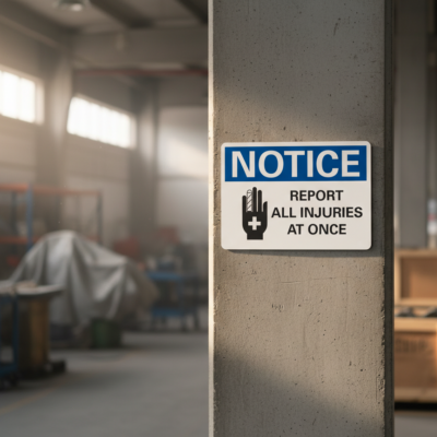 Notice Report all injuries at once