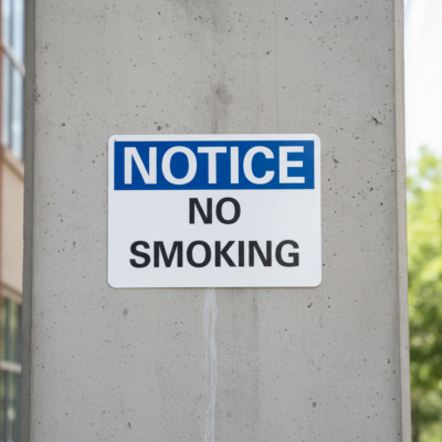 No smoking English