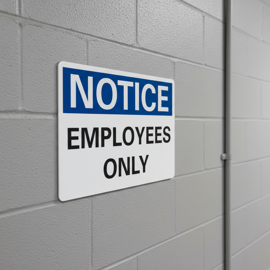 Notice Employees only - Image 2