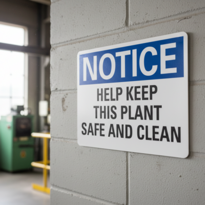 Notice Help keep this plant safe and clean