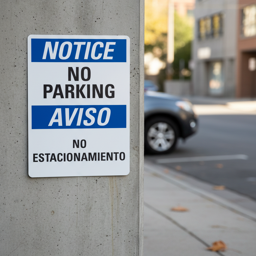 No Parking/No Estacionarse - Image 2