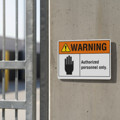 Warning Authorized personnel only