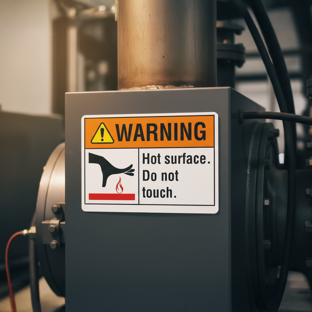 Warning Hot surface do not touch