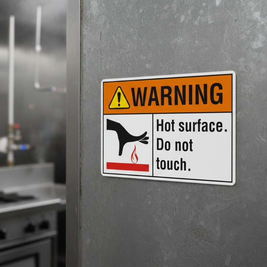 Warning Hot surface do not touch - Image 2