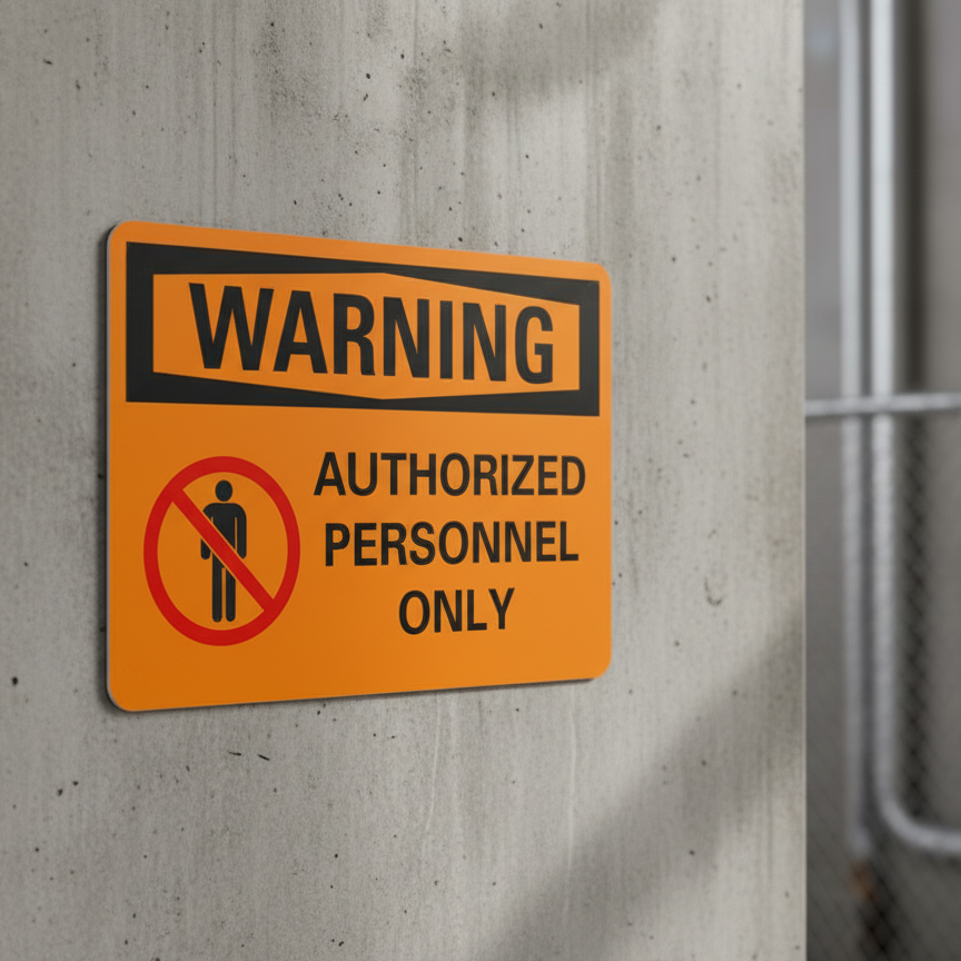 Warning Authorized personnel only