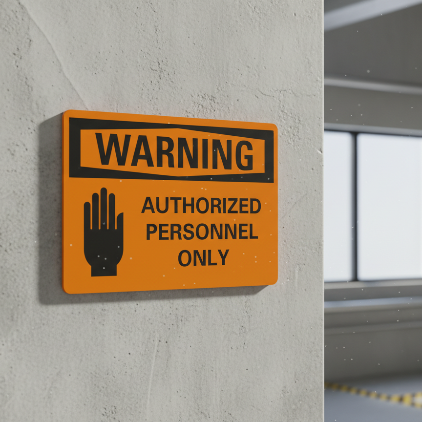 Warning Authorized personnel only