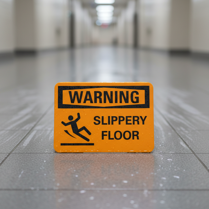 Warning Slippery floor - Image 2