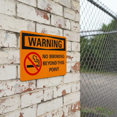 No smoking beyond this point English