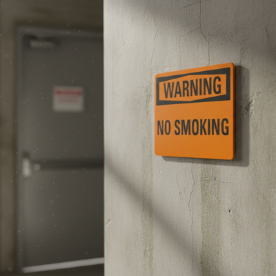 No smoking English