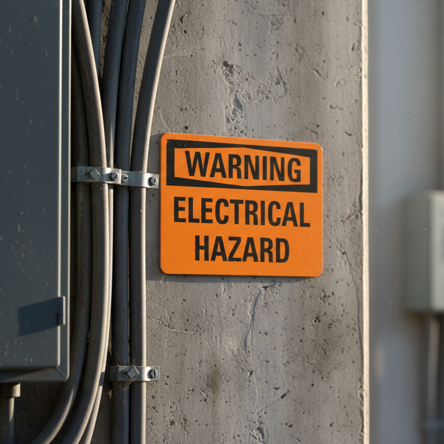 Warning Electrical hazard - Image 2