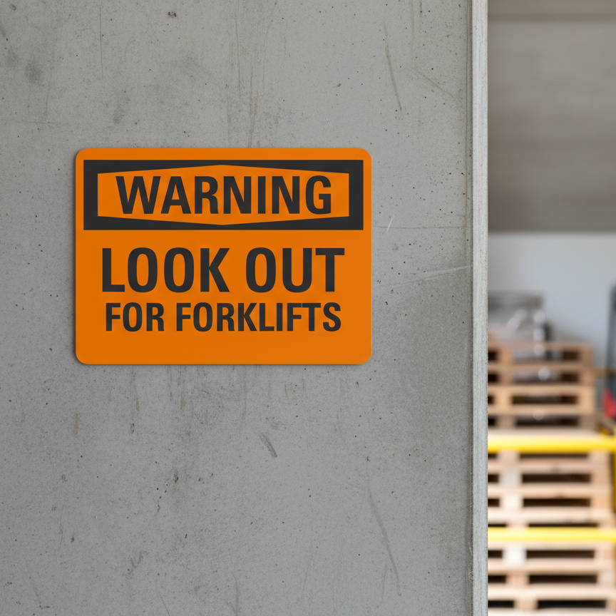 Warning Look out for forklifts - Image 2