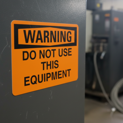 Warning Do not use this equipment