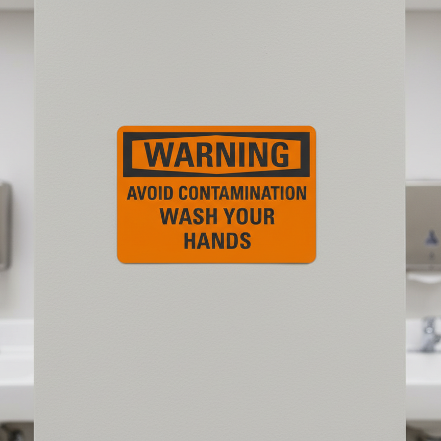 Warning Avoid contamination wash your hands