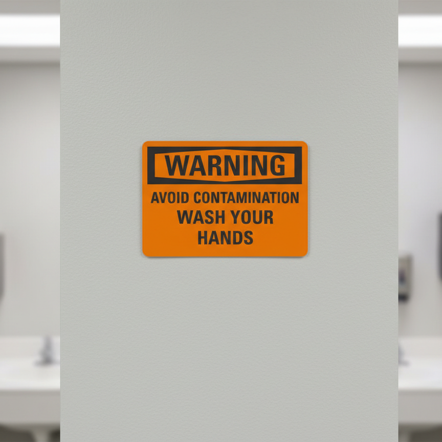 Warning Avoid contamination wash your hands - Image 2