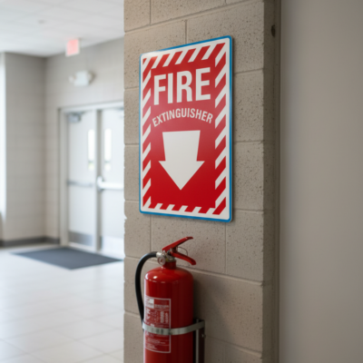 Fire Extinguisher (w down arrow)
