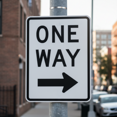 One Way (Right Arrow)